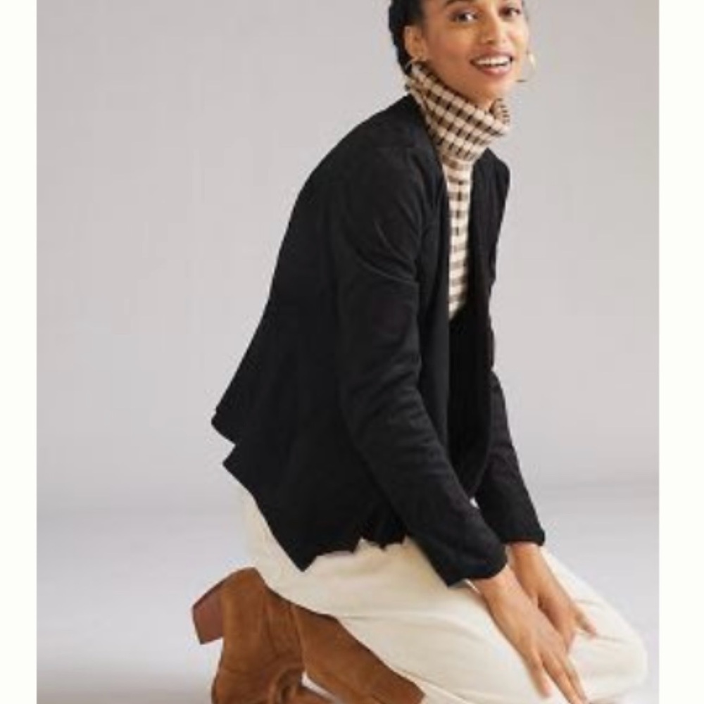 Anthropologie Hutch Black Blazer